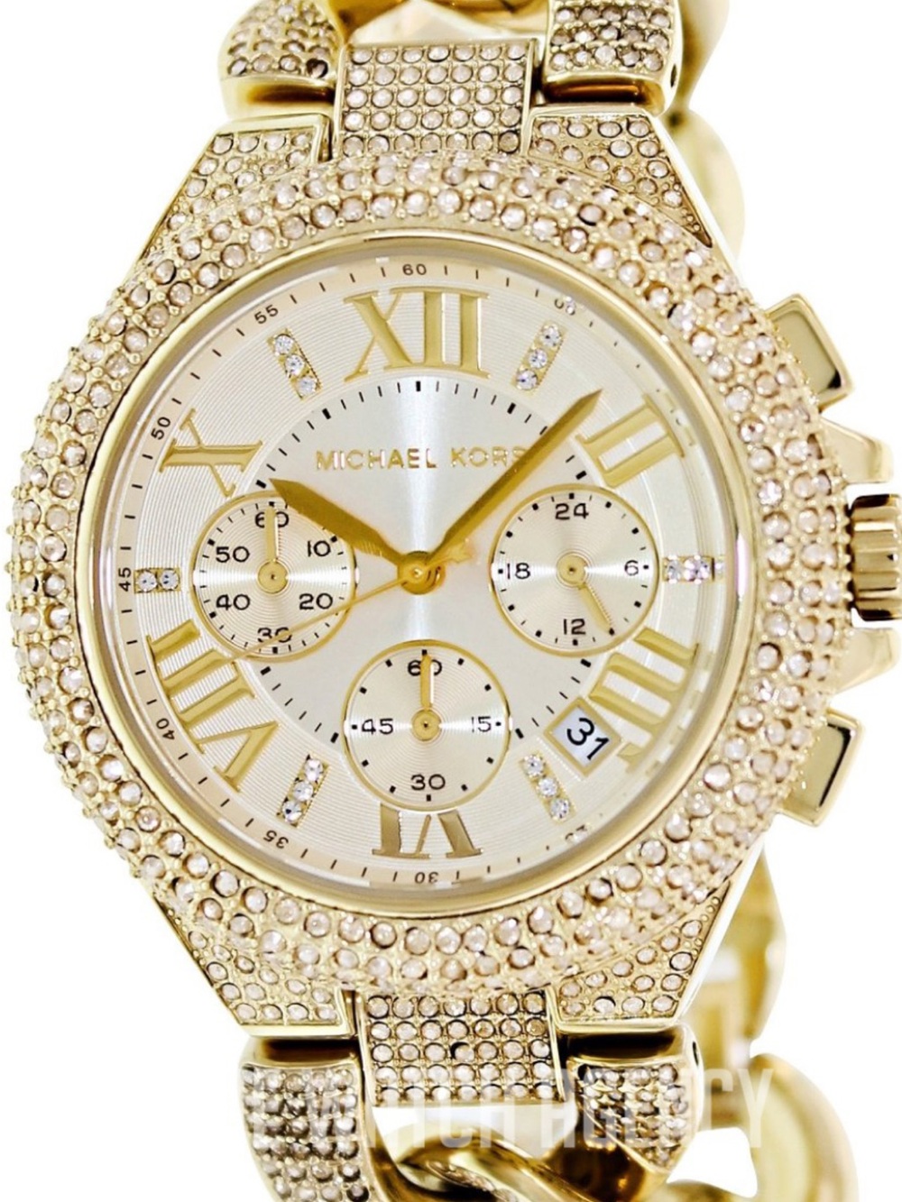 MK 3248 Camille Gold Dial Watch